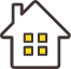 戸建て住宅のイラスト