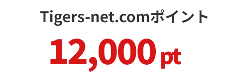 Tigers-net.com
                      ポイント 12,000pt